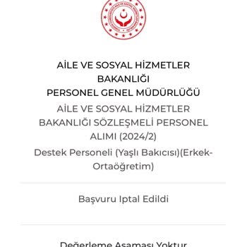 Başvurumun Sebepsiz İptali Ve Destek Arayışı