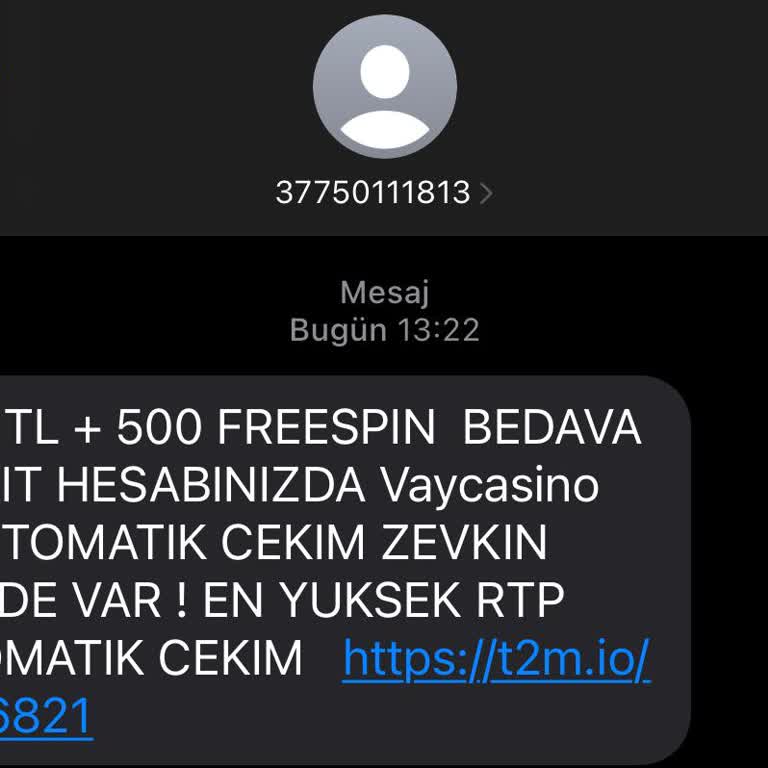 Vodafone'dan Gelen Bahis Mesajları Ve Yetersiz Destek
