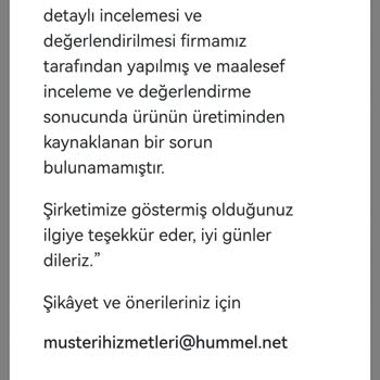 Hummel Mağazasında Üretim Hatası Görmezden Gelindi