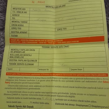 Arızalı Su Arıtma Cihazı Sağlığımı Tehdit Ediyor