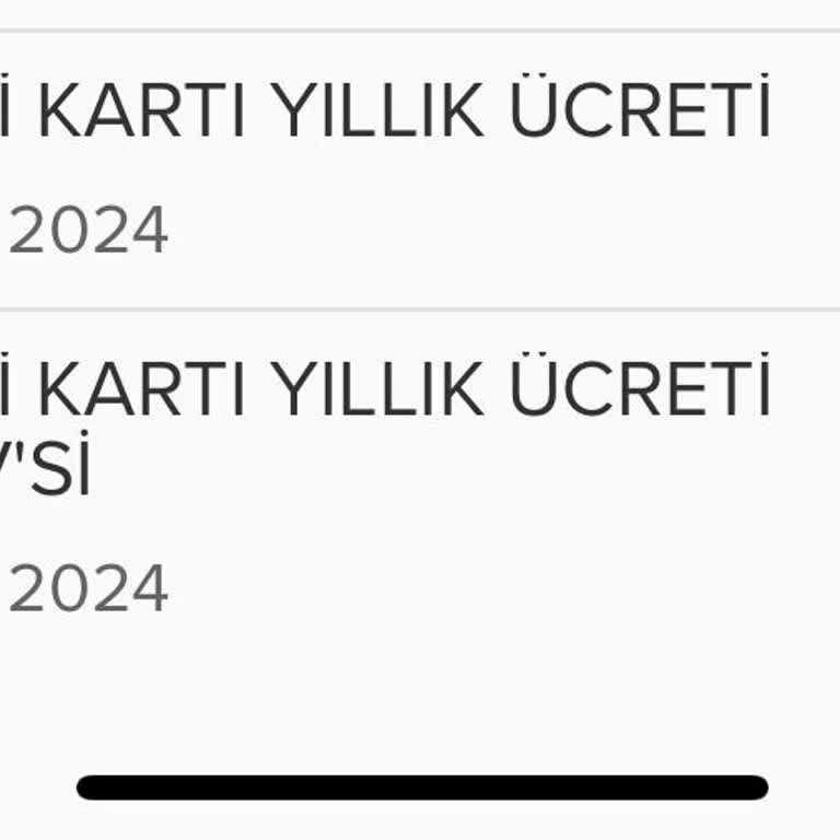 Kredi Kartı Aidat Ücretleri İadesi Talebi