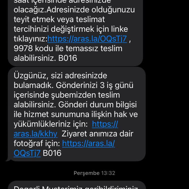 Yanlış Yönlendirilen Kargo Ve Çözülmeyen Sorun