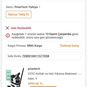 Trendyol'dan Aldığım Ürün Hasarlı Ve İade Süreci Sorunlu