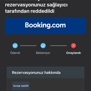 Rezervasyon İptali Ve İade Sorunu