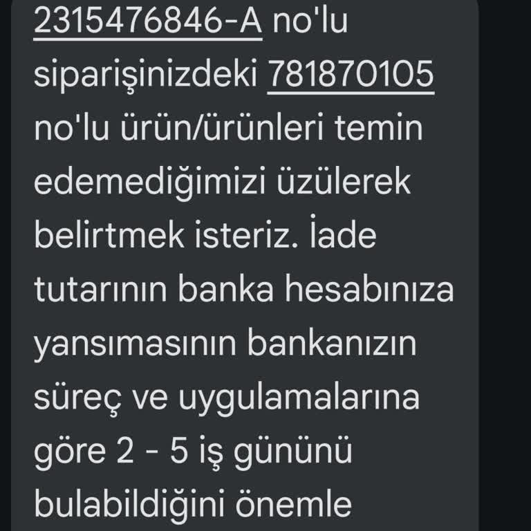 Teknosa'dan Alınan Ürün Teslim Edilemiyor