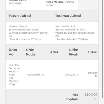 Yanıltıcı Kedi Maması Satışı Ve İade Sorunu