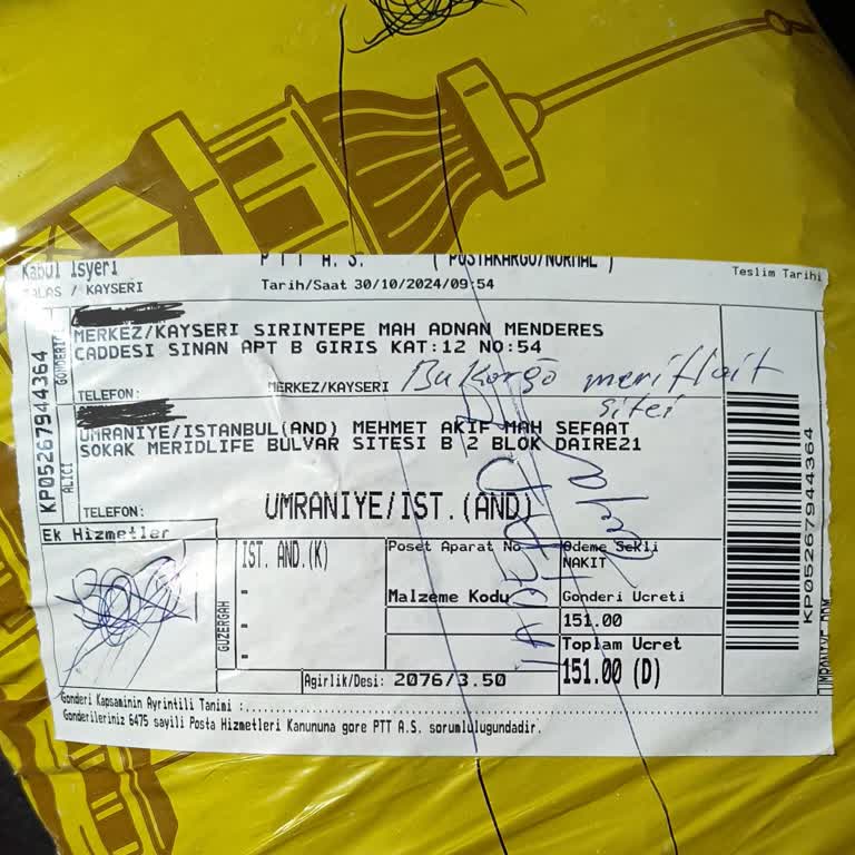 PTT Kargo: Teslim Edilemeyen Kargonun İadesi İçin Ek Ücret Talebi