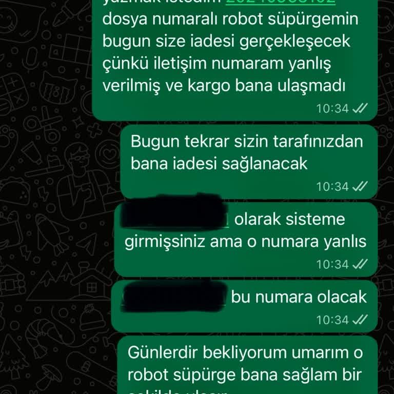 Yanlış İletişim Bilgisi Nedeniyle Geciken Robot Süpürge Teslimatı