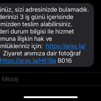 Evdeyken Teslim Edilmeyen Kargo Sorunu