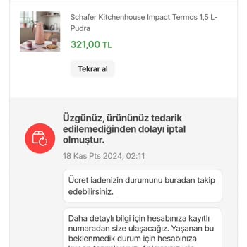 Kampanyalı Ürünlerin Teslim Edilmemesi Ve Sipariş İptali