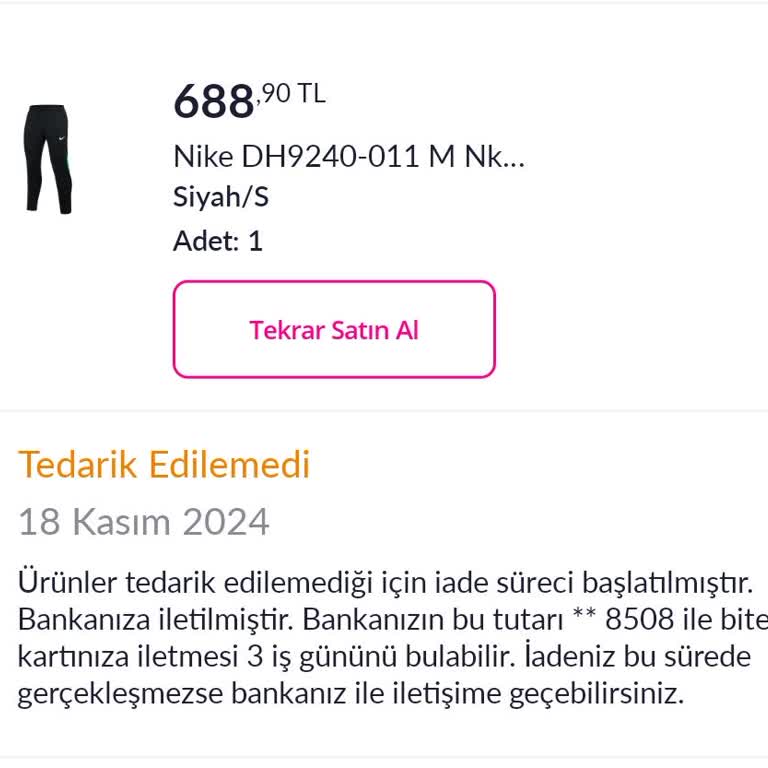 Pazarama'da Yaşanan Sistem Hatası Ve İptal Edilen Siparişler Nedeniyle Mağduriyet