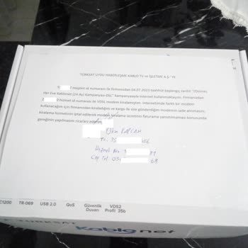 Kiralık Modem İadesine Rağmen Faturaya Yansıtılan Ücret