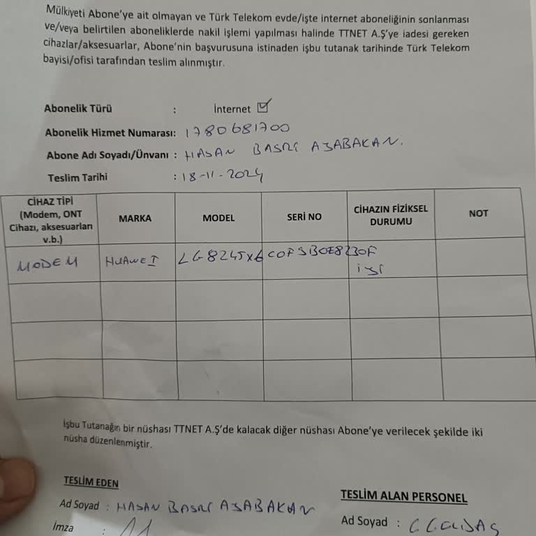 Türk Telekom'un Altyapı Sorunu Ve Cayma Bedeli Çilesi