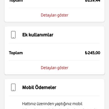 Mobil Ödeme Ücreti Onaysız Yansıtıldı: Vodafone Fatura Şikayeti
