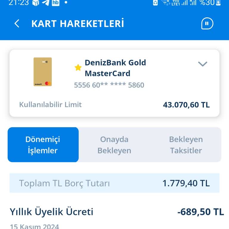 İzinsiz Üyelik Ücreti Kesintisi