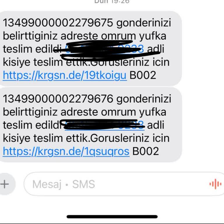 Yanlış Kişiye Teslim Edilen Kargo Ve İlgisiz Müşteri Hizmetleri