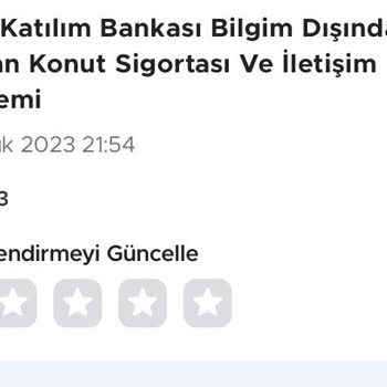 Vakıf Katılım Bankası'nın Zorunlu Olmayan Sigorta Israrı