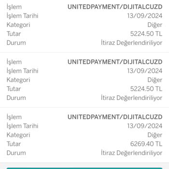 Uzun Süredir Çözülmeyen İşlem İtirazı Ve Eksilen Bakiye Sorunu