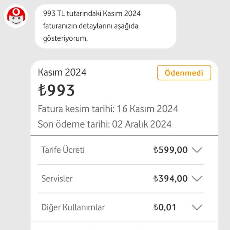Vodafone Yanlış Faturalandırma Ve Müşteri Hizmetleri Sorunu!
