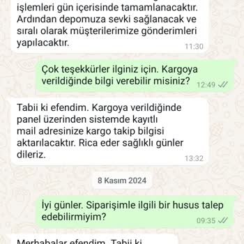 Geciken Teslimat Ve İletişim Sorunları
