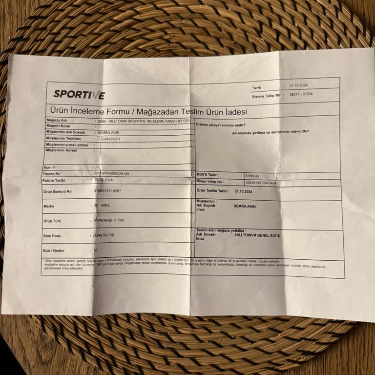 Nike Kramponları: Kalite Sorunları Ve Yetersiz Müşteri Hizmeti