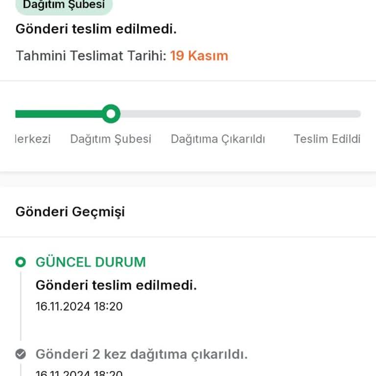 Teslim Edilemeyen Kargolar Ve Yanıltıcı Bildirimler