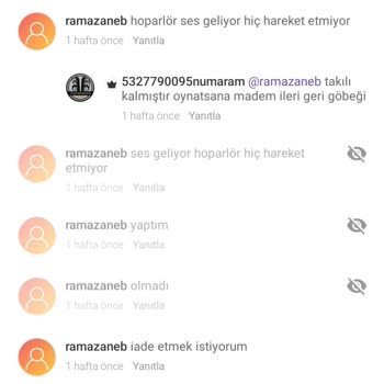 Ürün Çalışmıyor, Paramı İstiyorum