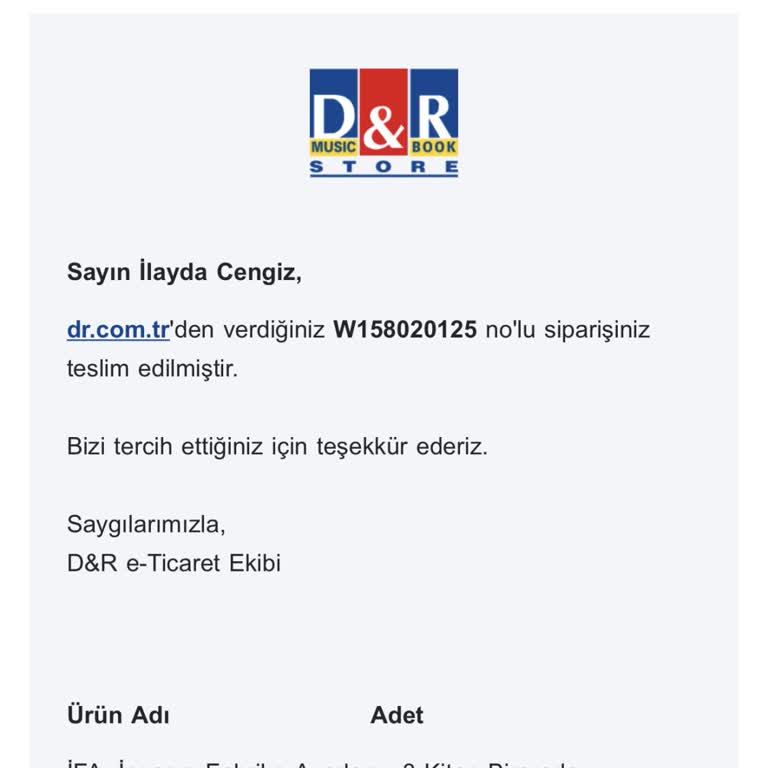 Teslim Edilmediği Halde Teslim Edildi Görünen Sipariş Sorunu