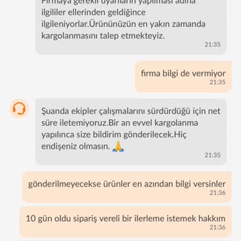 Trendyol Siparişimde Yaşanan Gecikme Ve İletişim Sorunları