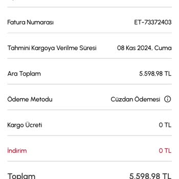 Karaca Siparişimdeki Gecikme Ve Belirsizlik