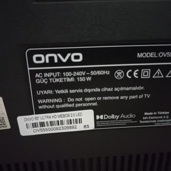 Onvo Televizyonumda Garanti Sorunu