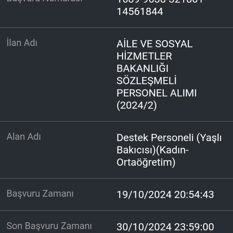 Başvuru İptali Hakkında Bilgilendirme Eksikliği