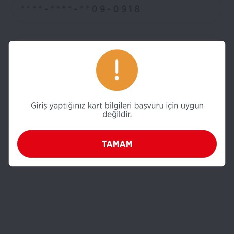 Ziraat Bankası Online Kayıt Sorunu: Kart Bilgileri Uygun Değil Hatası