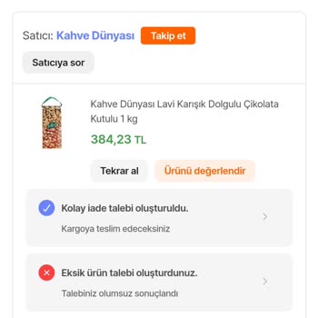 Yanlış Ürün Gönderimi Ve Çözüm Eksikliği: Kahve Dünyası Ve Hepsiburada'ya Güven Sarsıldı