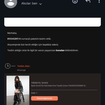 Trendyolmilla Çizmesinde Unutulan Çivi: Annemin Sağlığı Tehlikeye Girdi!