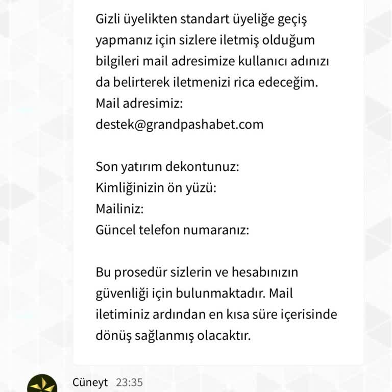 Kimlik Fotoğrafı Talebiyle Karşılaşılan Sorun