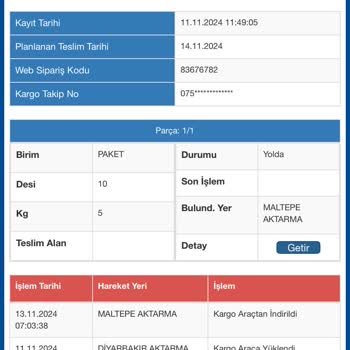 Sürat Kargo'nun Teslimat Sorunu: Acil Paketim Hareketsiz Kaldı