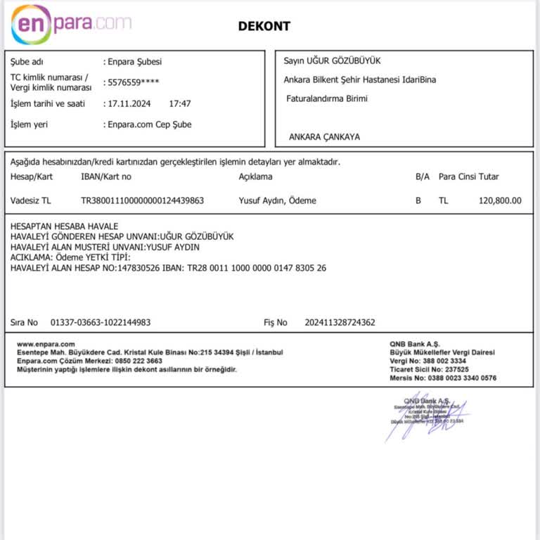 EFT İşleminde Yaşanan Sorun Ve Belirsizlik