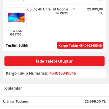 Kırık TV İade Sürecinde Çıkmaz: BİM Ve Horoz Lojistik Sorunları