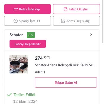 Schafer Tek Kullanımlık Ürün Sorunu