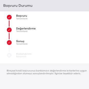 18 Yıllık Müşteriye Onaylanan Kredinin Reddedilmesi