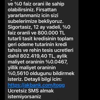 18 Yıllık Müşteriye Onaylanan Kredinin Reddedilmesi
