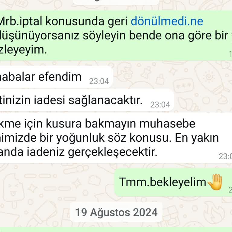 İvy Sailing Beach Resort Hotel: İptal Edilen Rezervasyonun Ücreti Hala İade Edilmedi