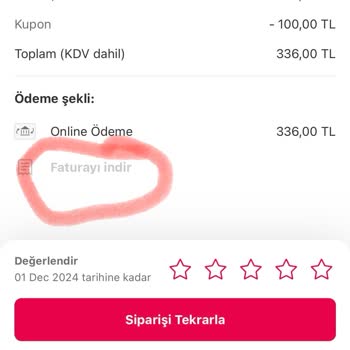 Yemeksepeti'nde Fatura Sorunu Ve Kaba Müşteri Hizmetleri