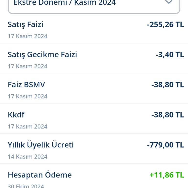 İzinsiz Yıllık Üyelik Ücreti Kesintisi