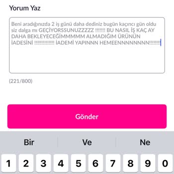 Kırık Ürünler Ve İade Sürecinde Yaşanan Zorluklar