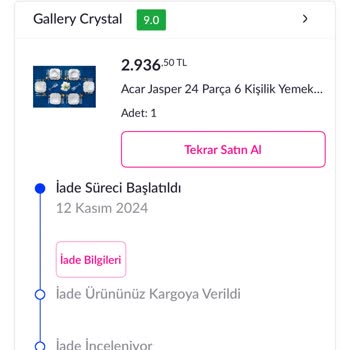 Kırık Ürünler Ve İade Sürecinde Yaşanan Zorluklar