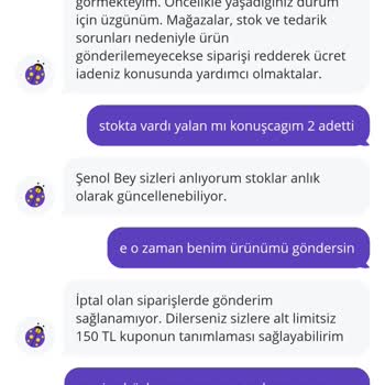 N11 Üzerinden Yapılan Alışverişte Stok Sorunu Ve Müşteri Memnuniyetsizliği