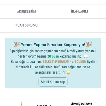 Sipariş İşlemi Ve Para Çekimi Sorunu
