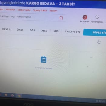 Sipariş Görünmüyor, Acil Çözüm Bekliyorum